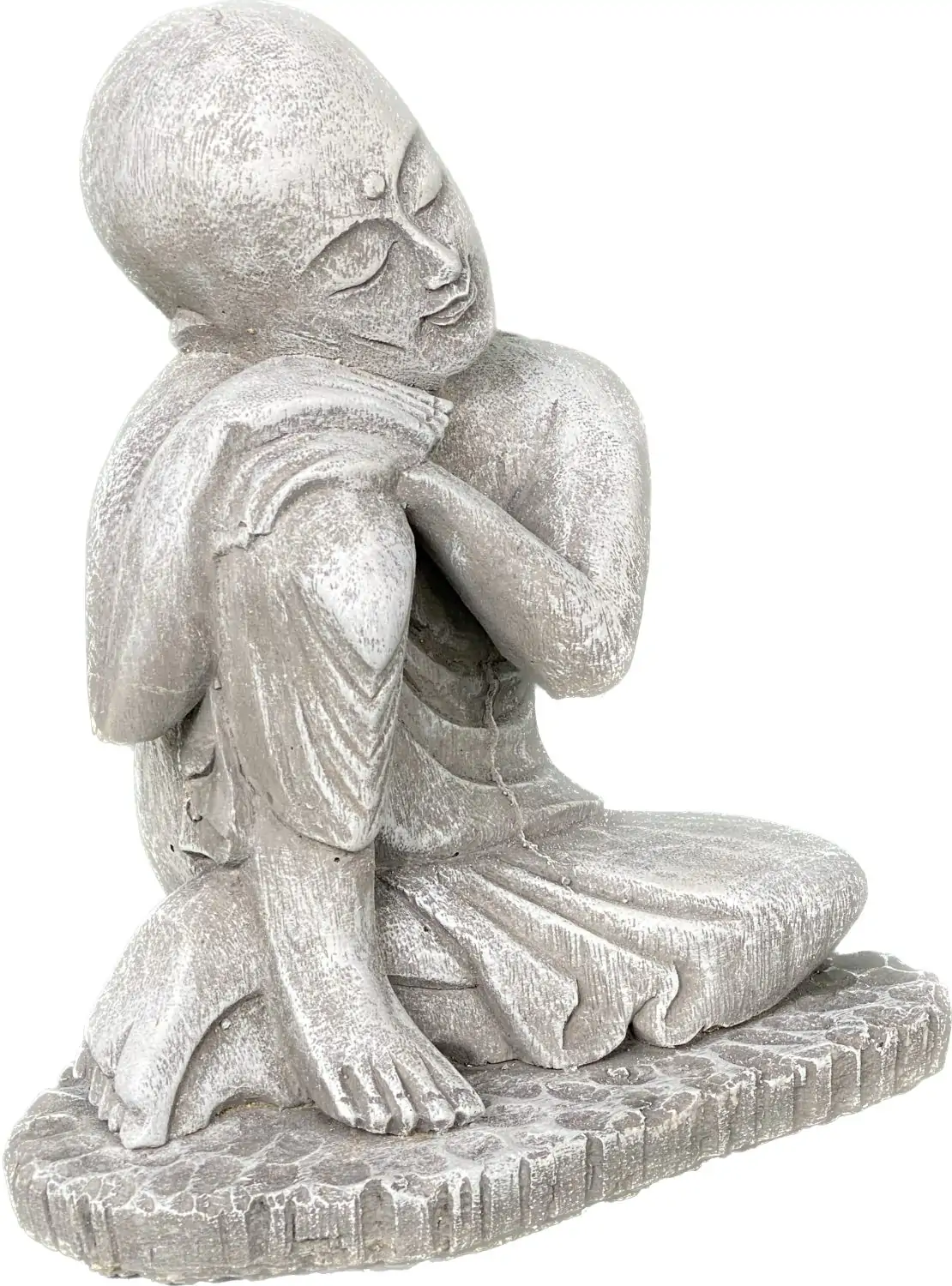 Artikelbild 5 des Artikels “Amar - Buddha entspannt - rechtes Knie hoch, 25 cm H | Steinguss “
